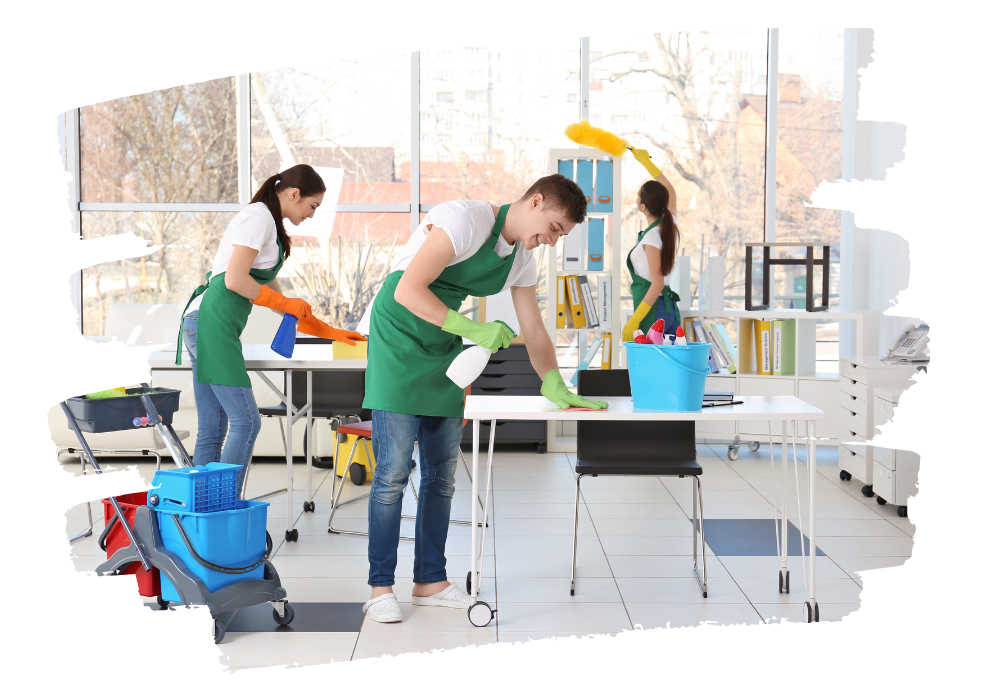 CleanPro team at work