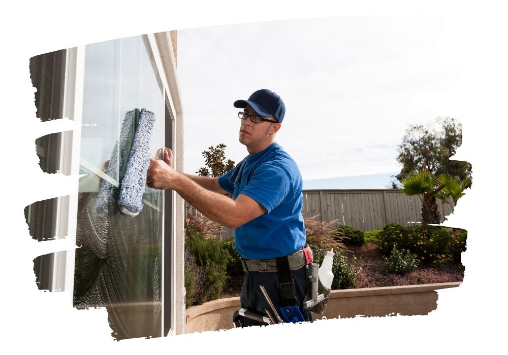 Professional cleaning team